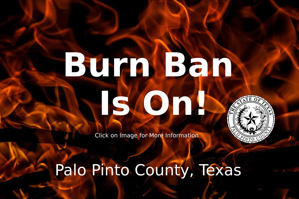 Phase 1 Burn Ban Is On
Click Here for More Information